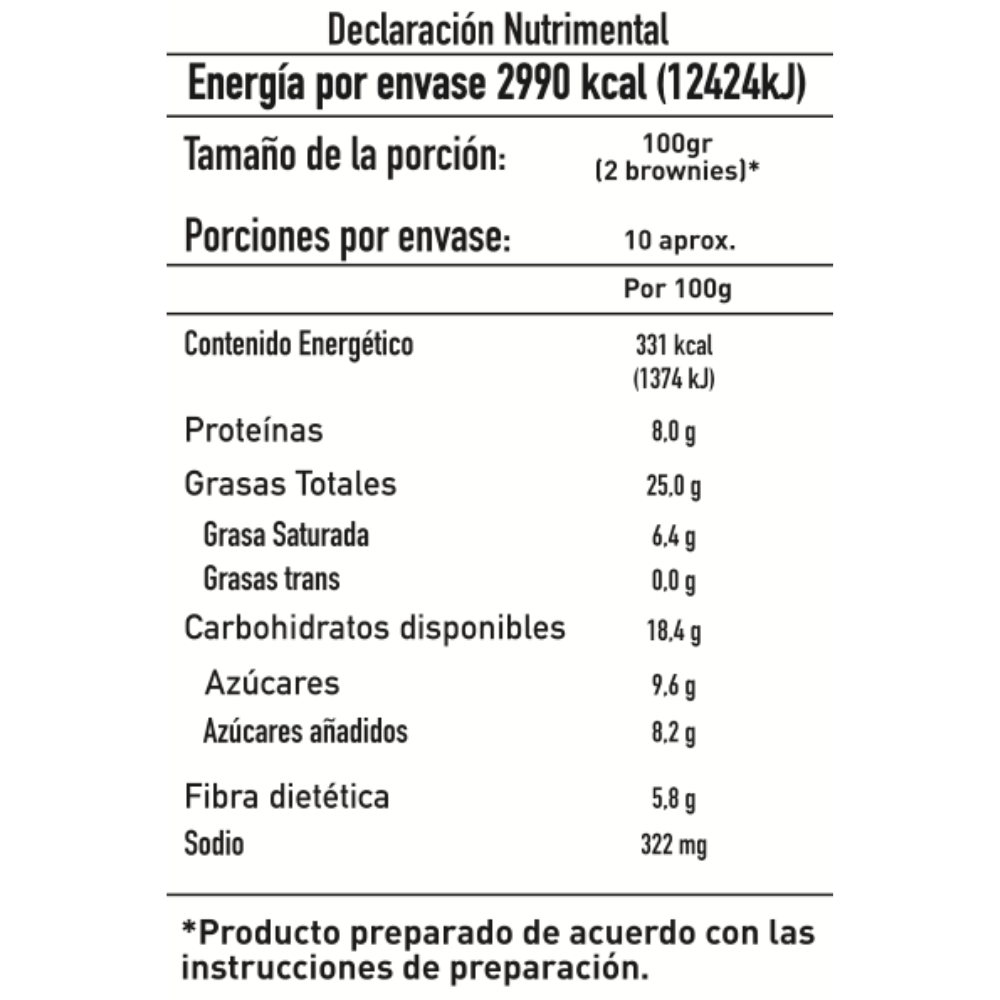 Brownies de Amaranto 350gr